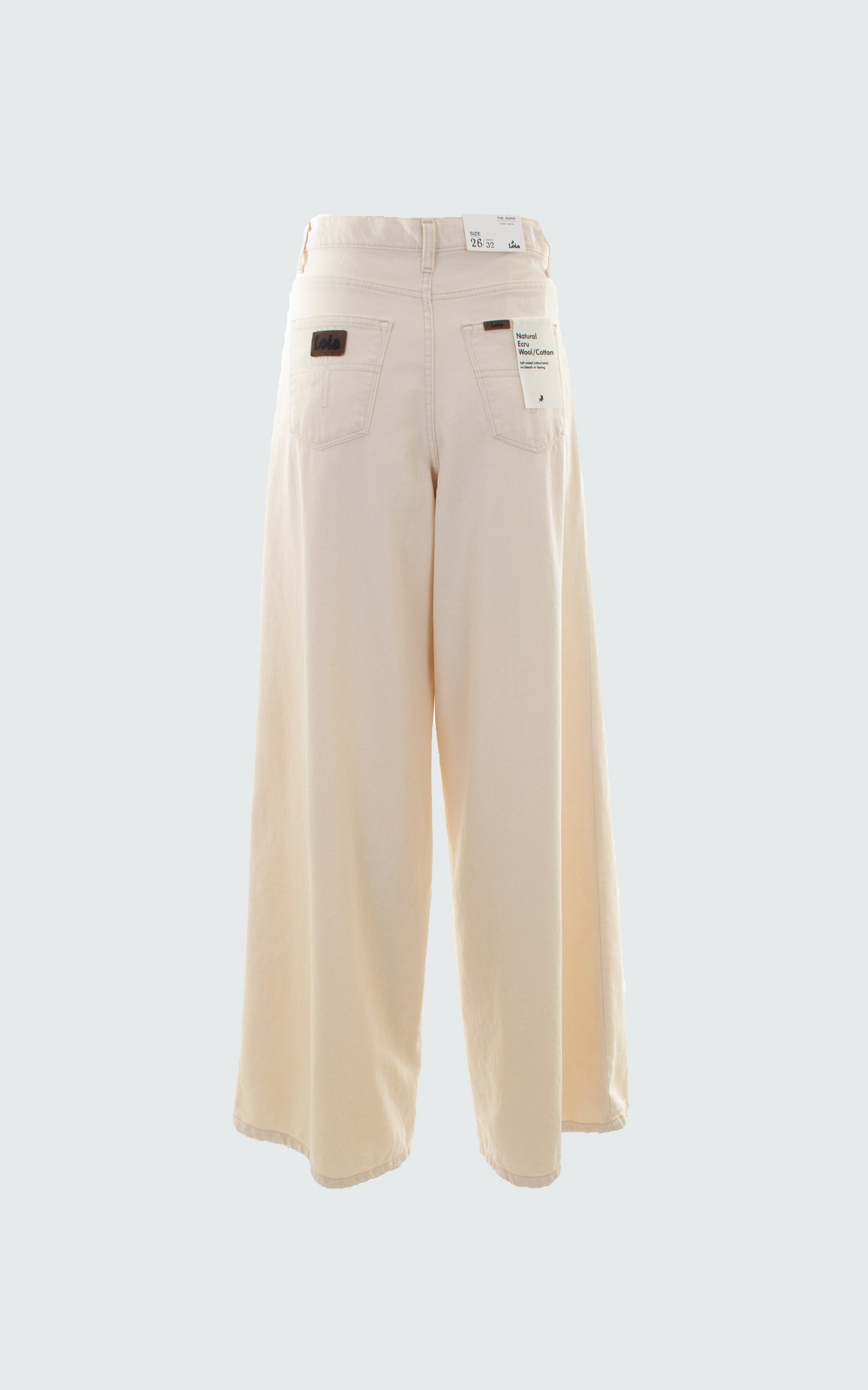 Ecru Jeansbroek