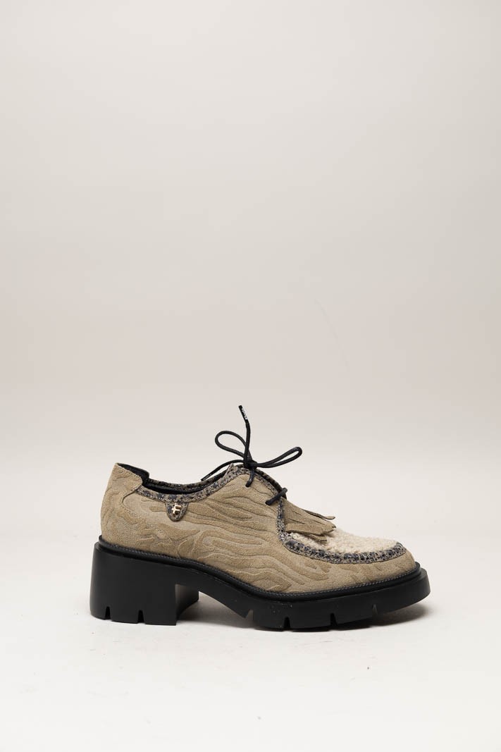 Taupe Veterschoen
