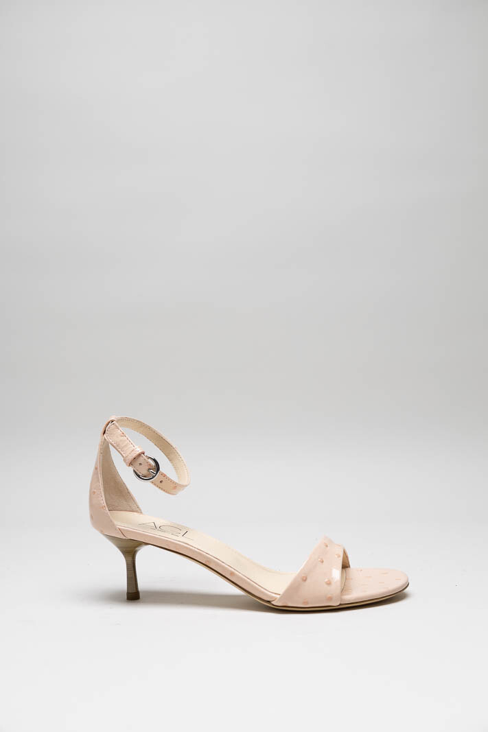 Nude Sandaal hak