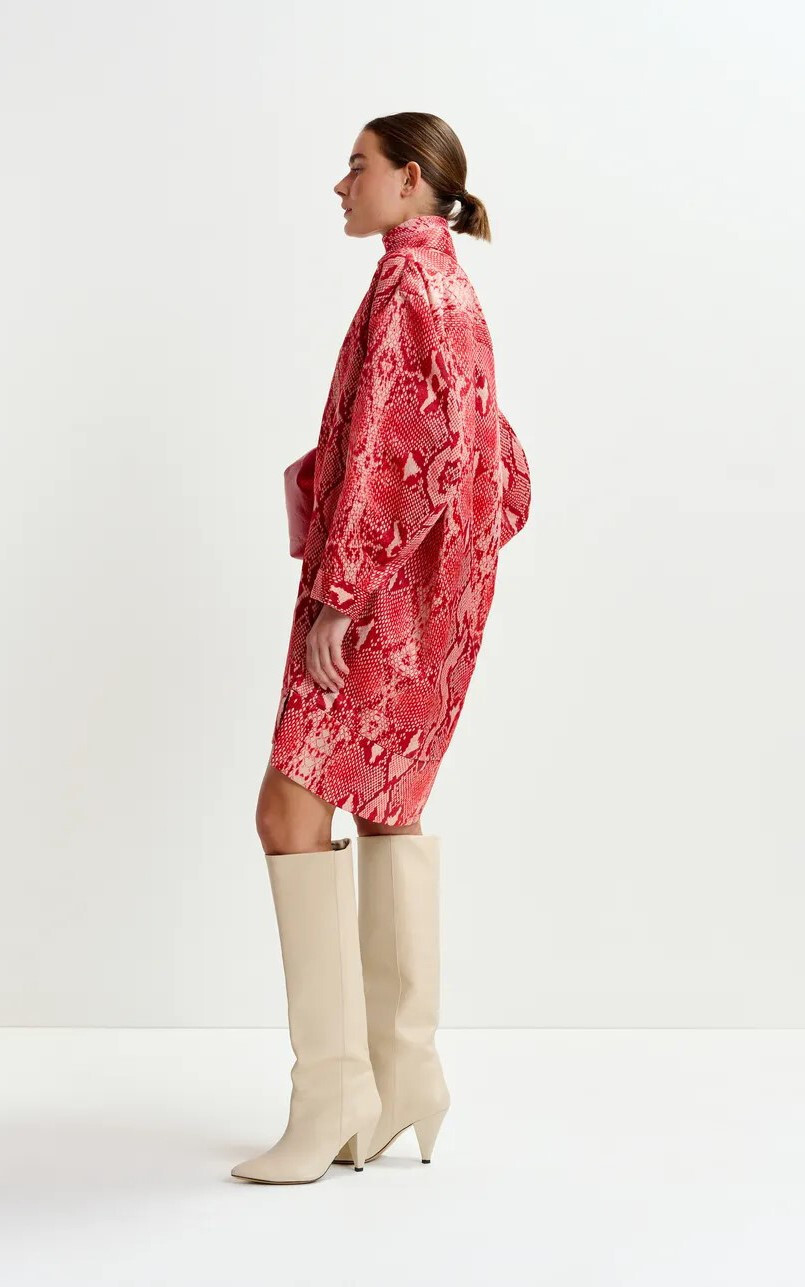 Rood Jurk image