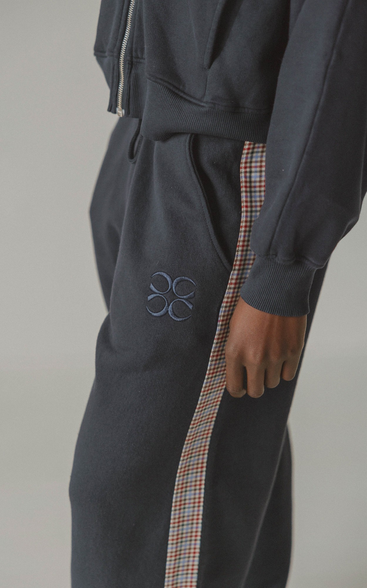 Marineblauw Broek image