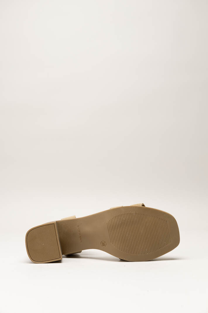 Lichtbruin Sandaal hak image