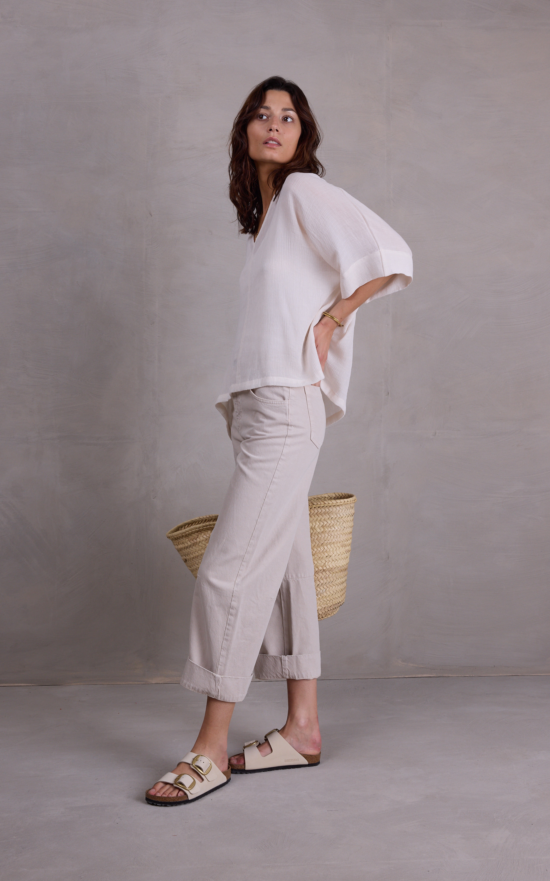 Wit T-shirt/top