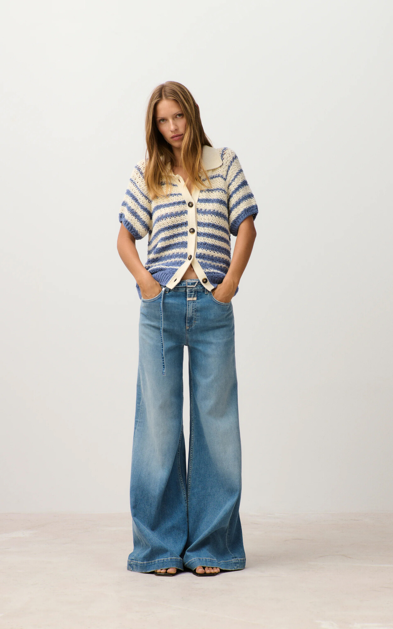 Lichtblauw Cardigan image