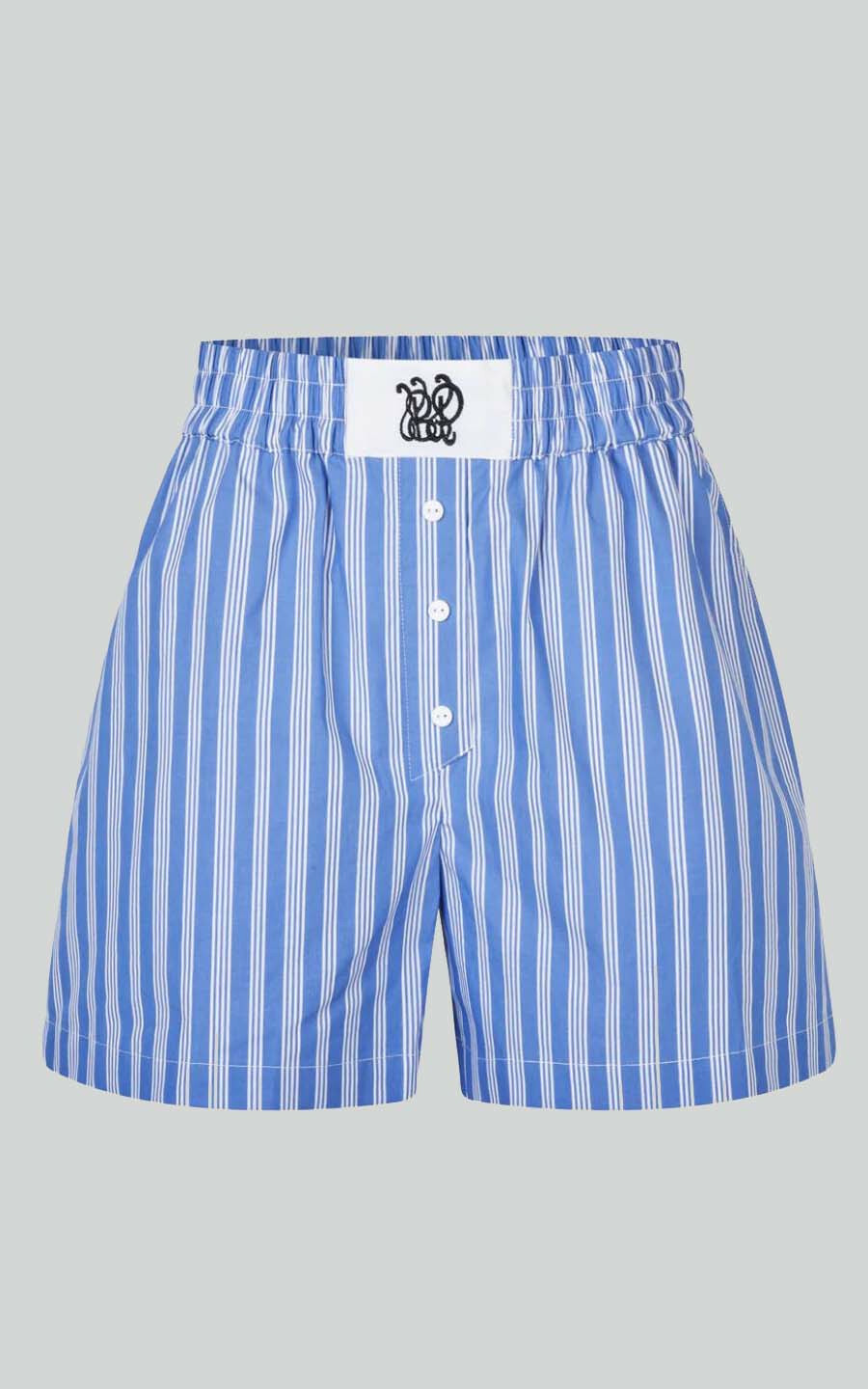 Blauw Short