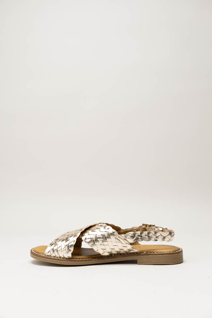 Goud Sandaal plat image
