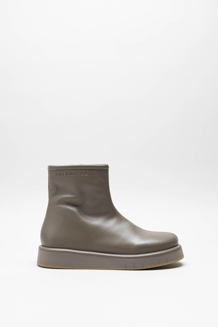 Taupe Enkellaars plat