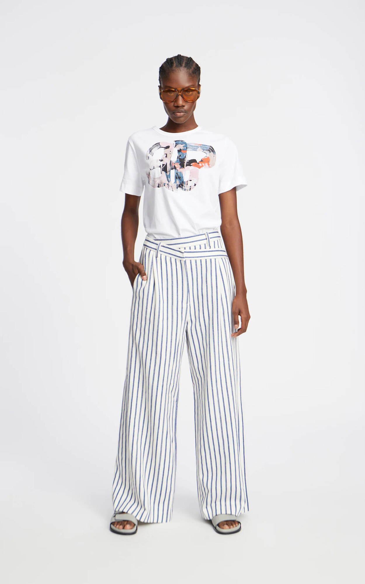 Wit T-shirt/top
