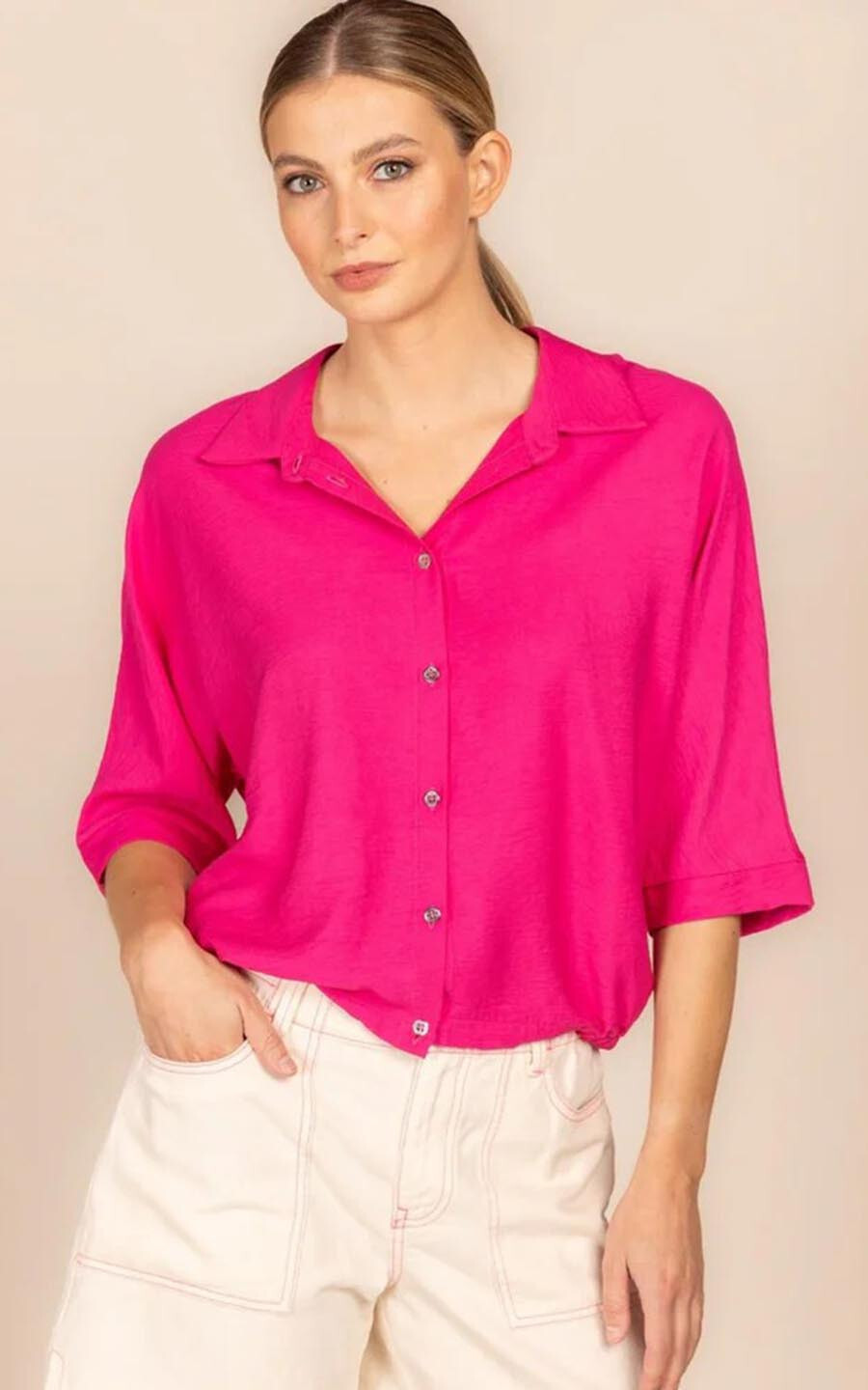Fuchsia Blouse