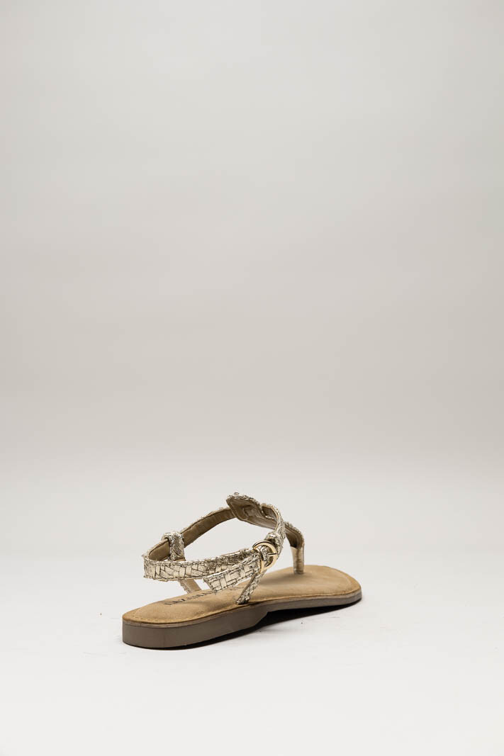 Goud Sandaal plat image