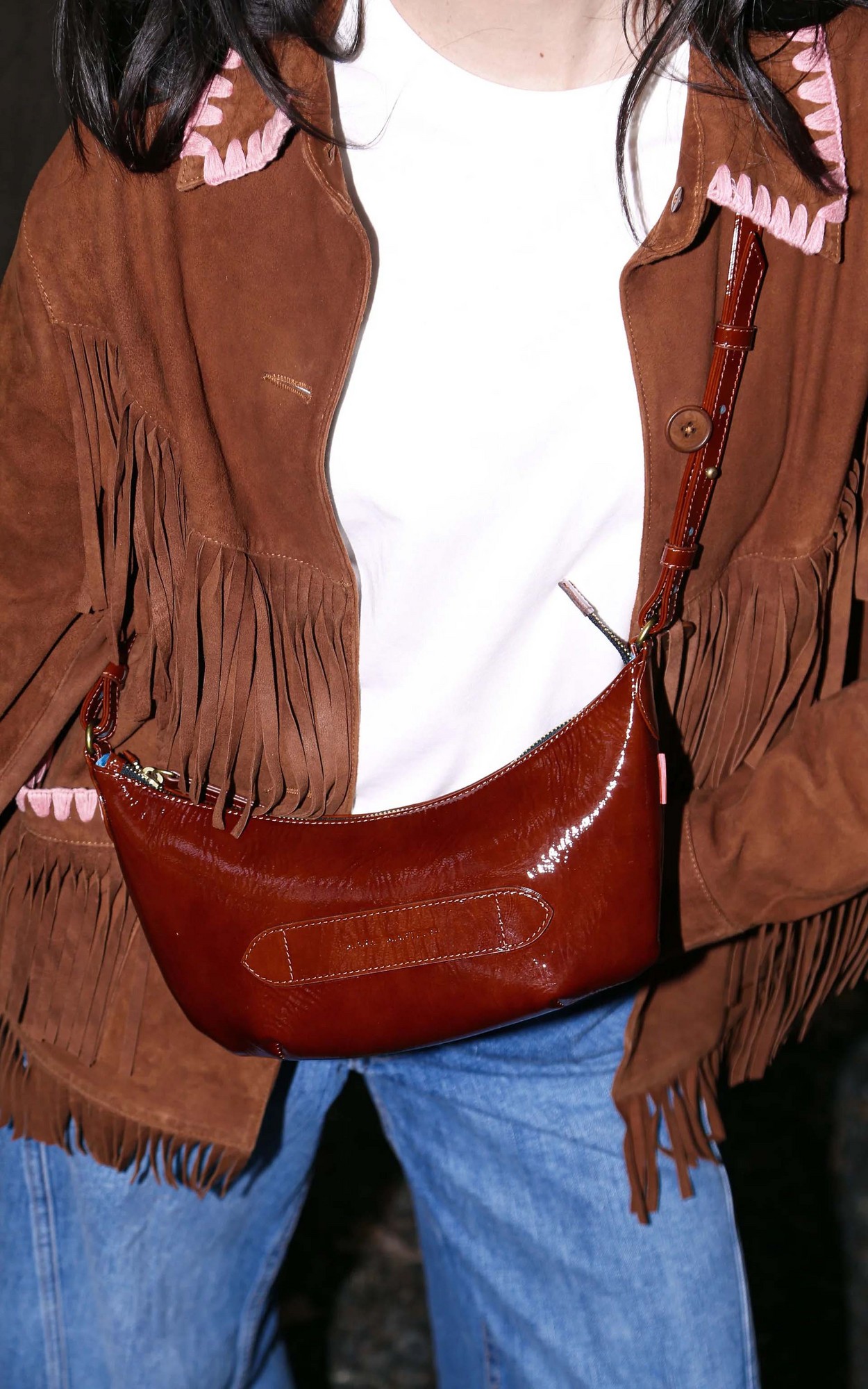 Roestbruin Cross body image