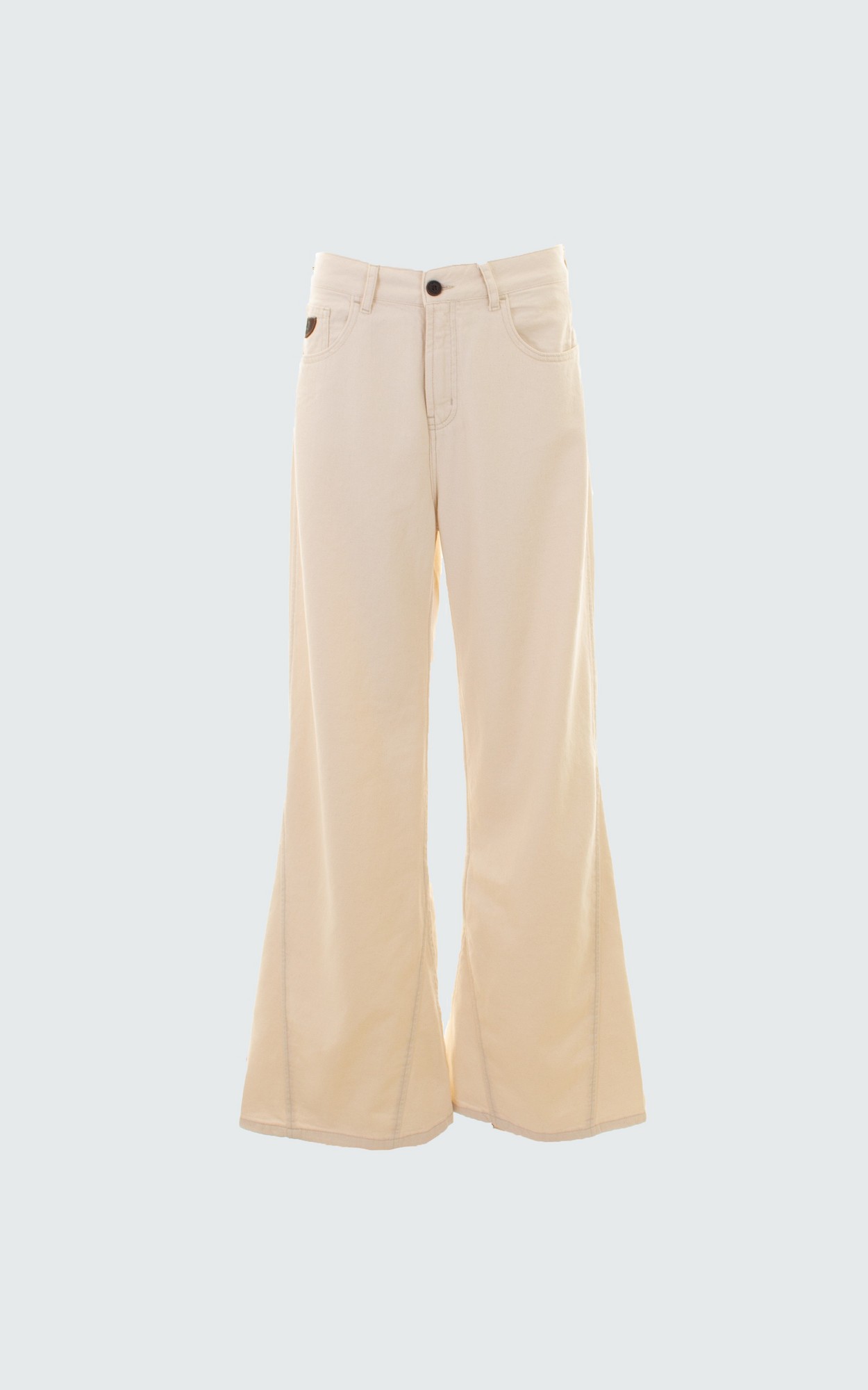 Ecru Jeansbroek