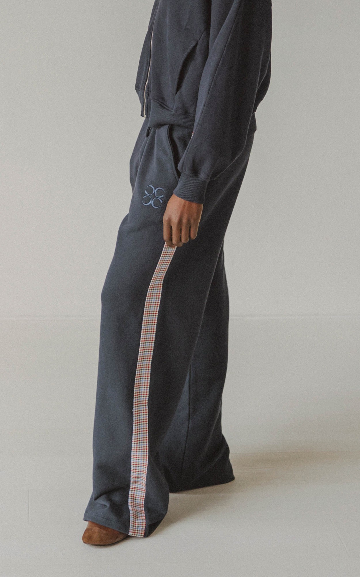 Marineblauw Broek