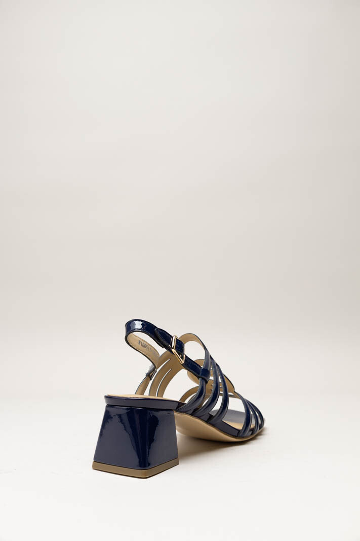 Donkerblauw Sandaal hak image
