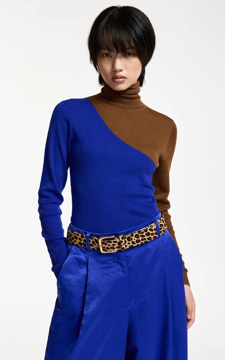 Blauw Sous-pull