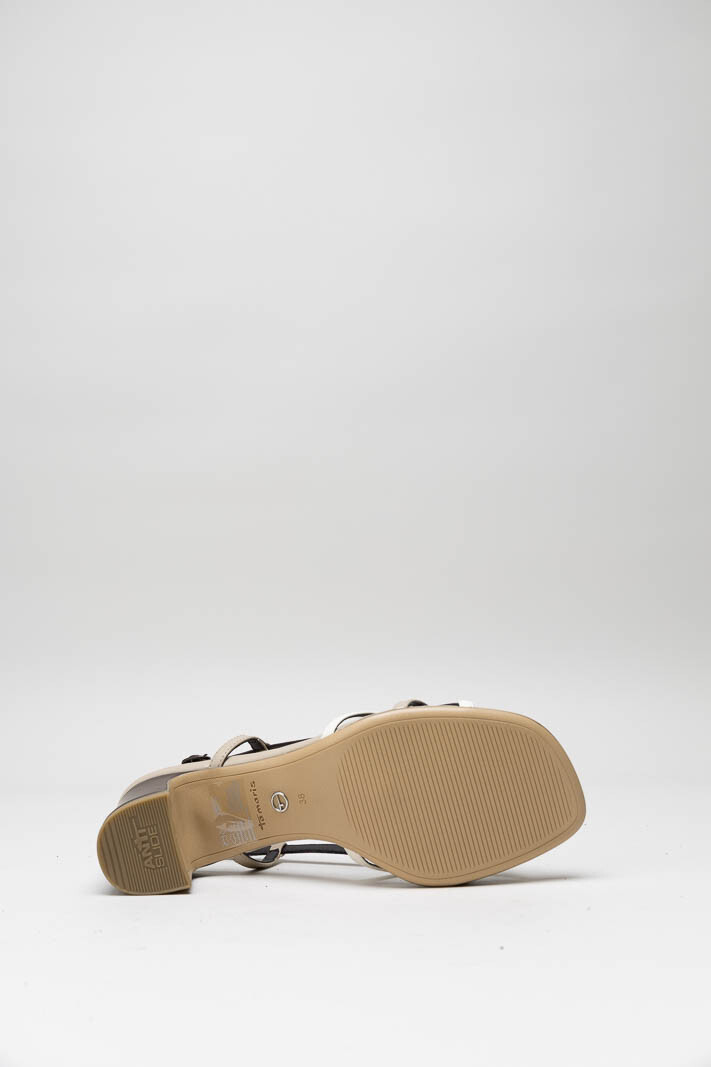 Taupe Sandaal hak image