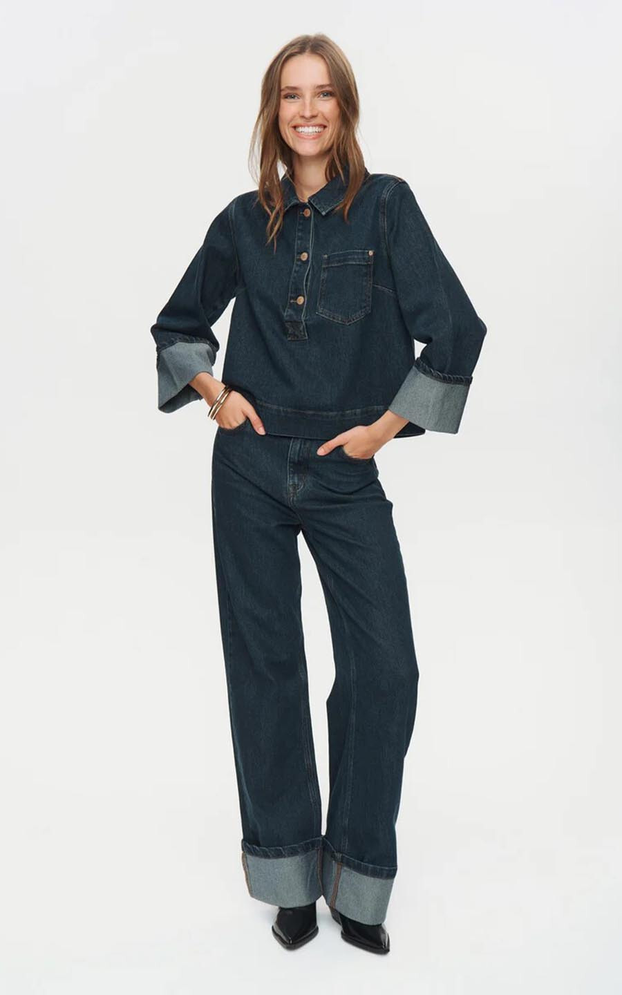 zoom in on Jeans Blouse image Jeans Blouse image
