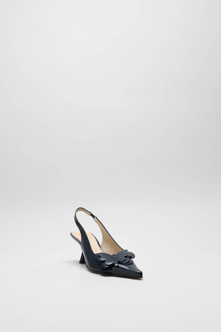 Donkerblauw Pump