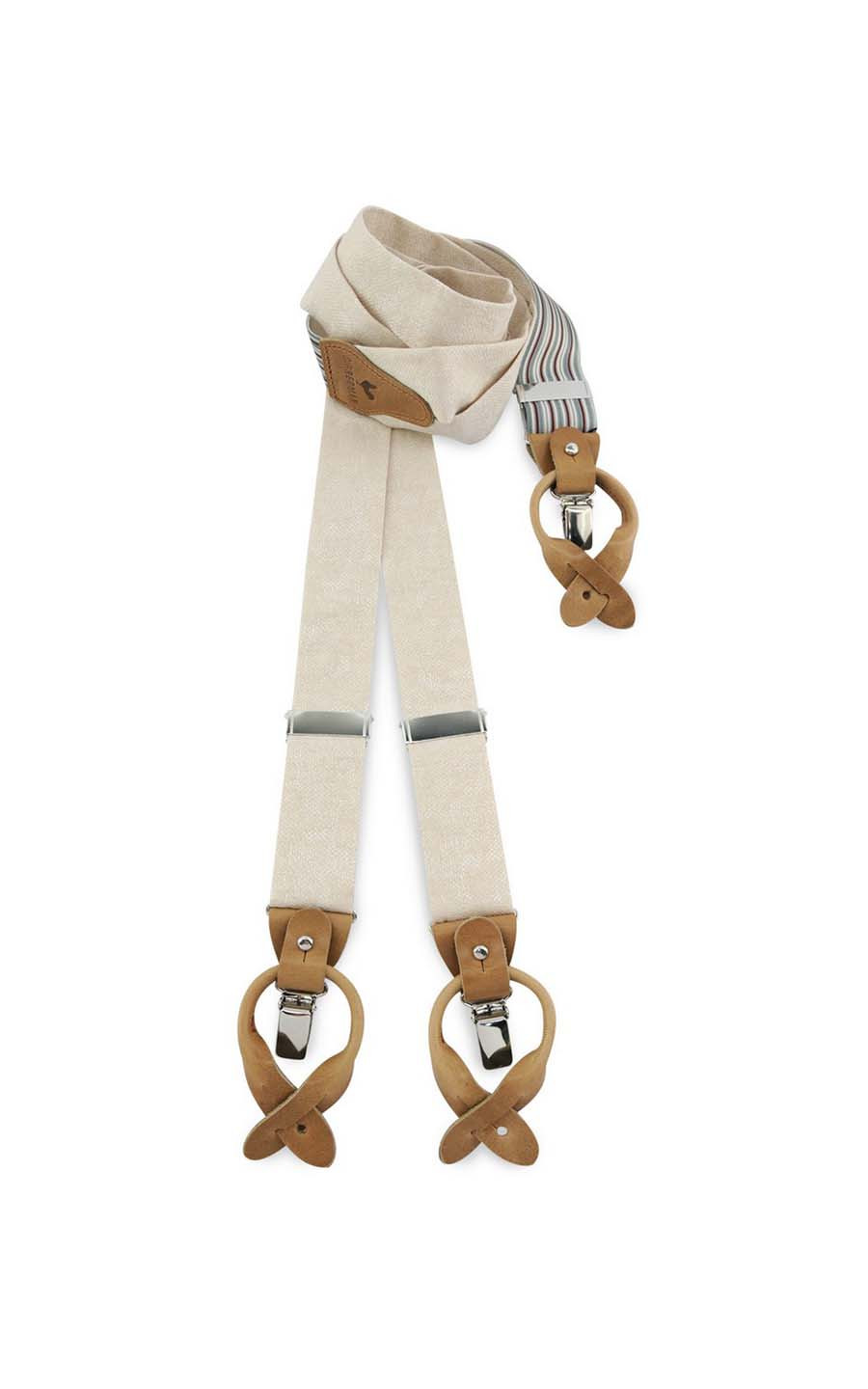 Beige Bretellen