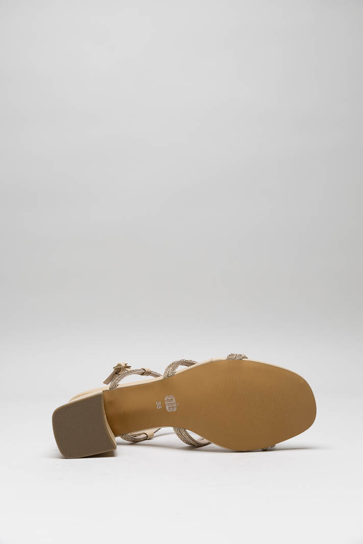Nude Sandaal hak image