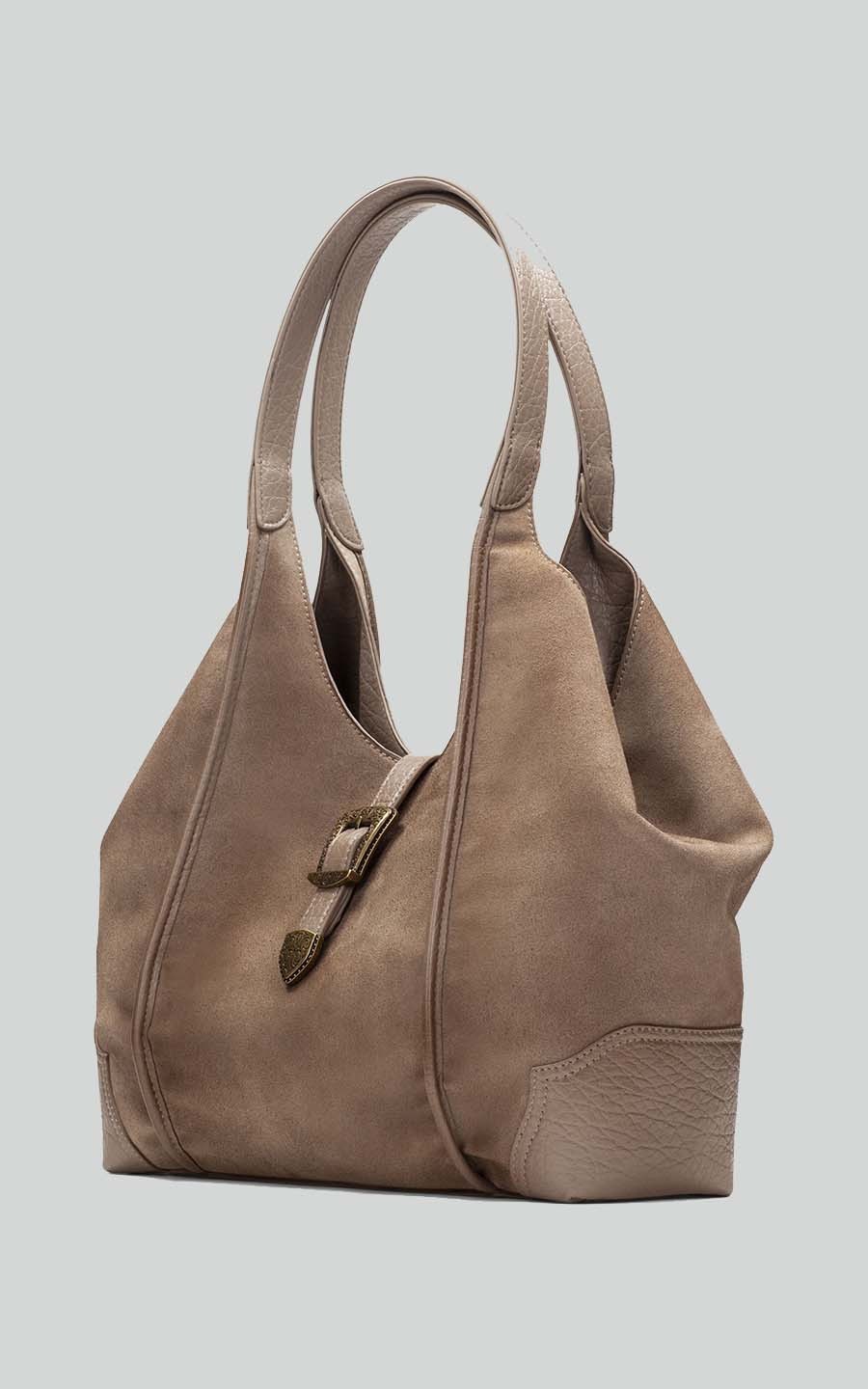 Taupe Schoudertas