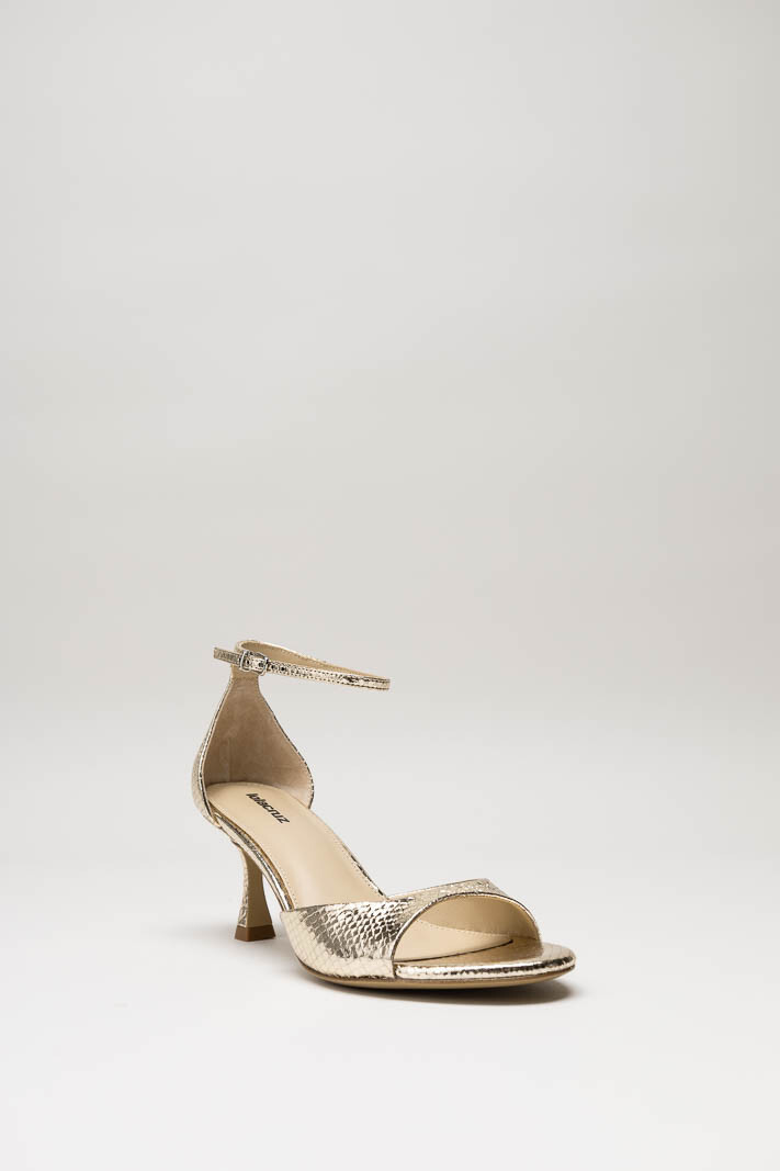 Goud Sandaal hak