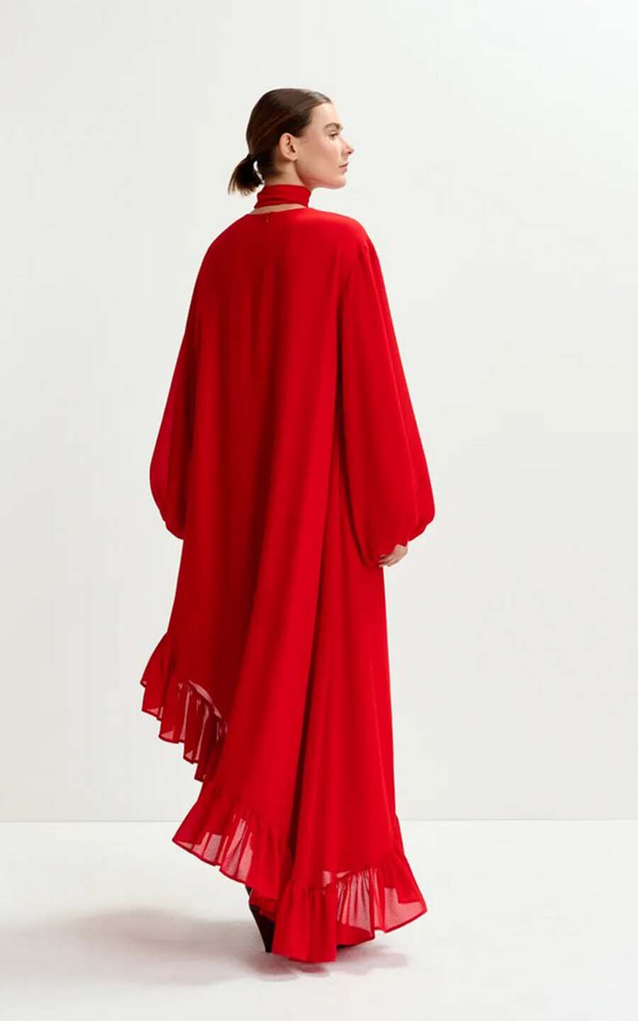 Rood Jurk image