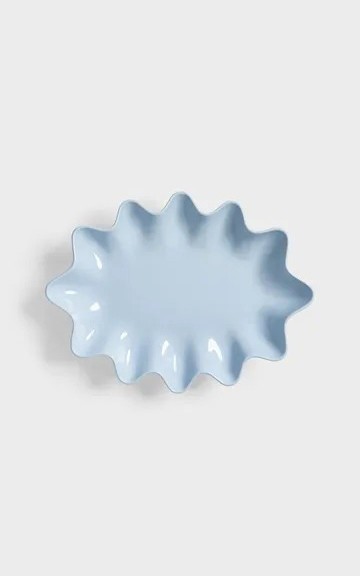 Blauw Servies en glazen