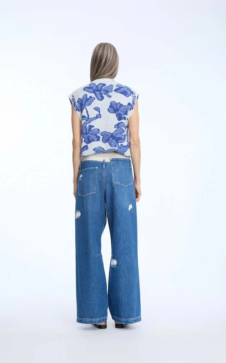 Blauw Debardeur