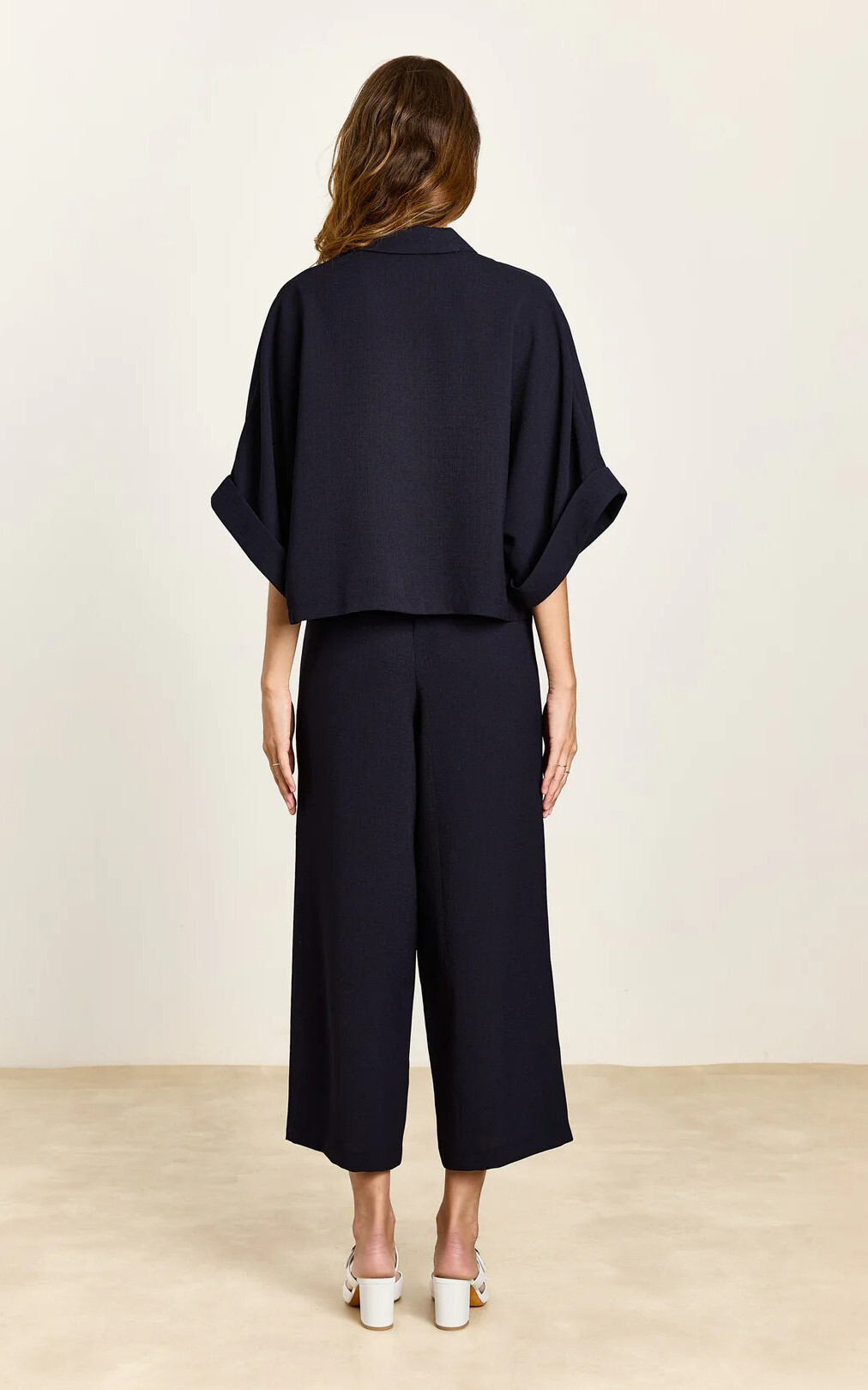 Marineblauw Blouse