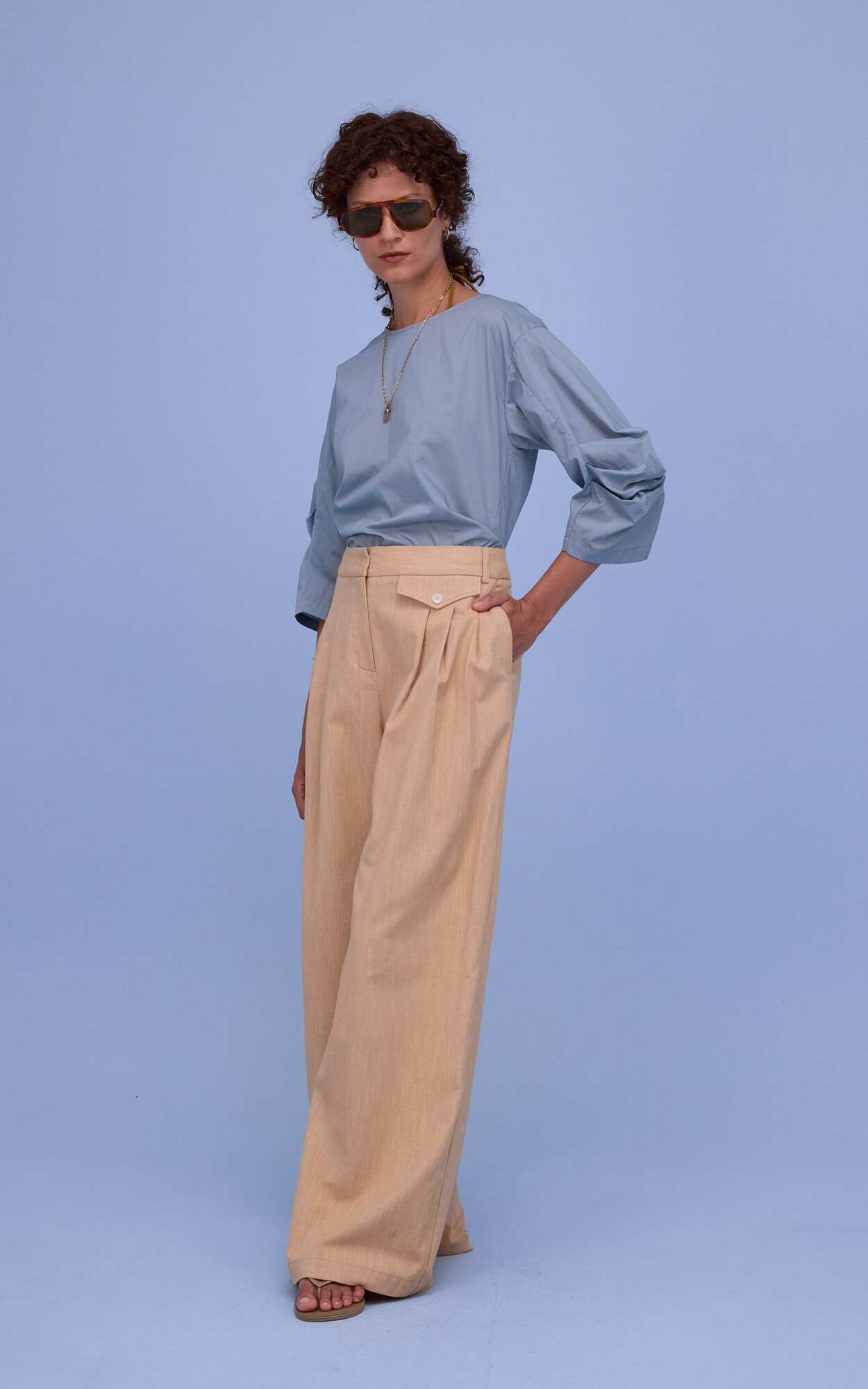 Blauw Blouse image