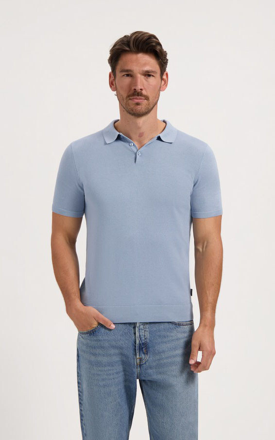 Lichtblauw Polo