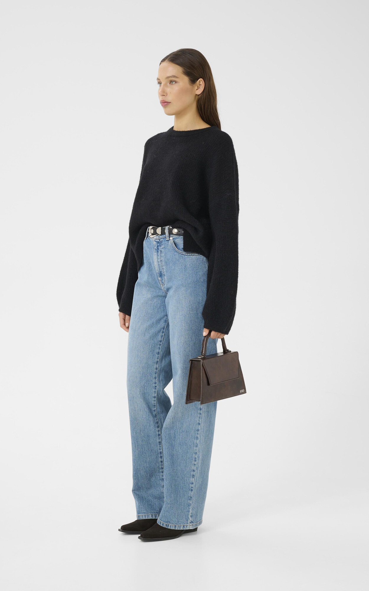 Zwart Sweater/trui