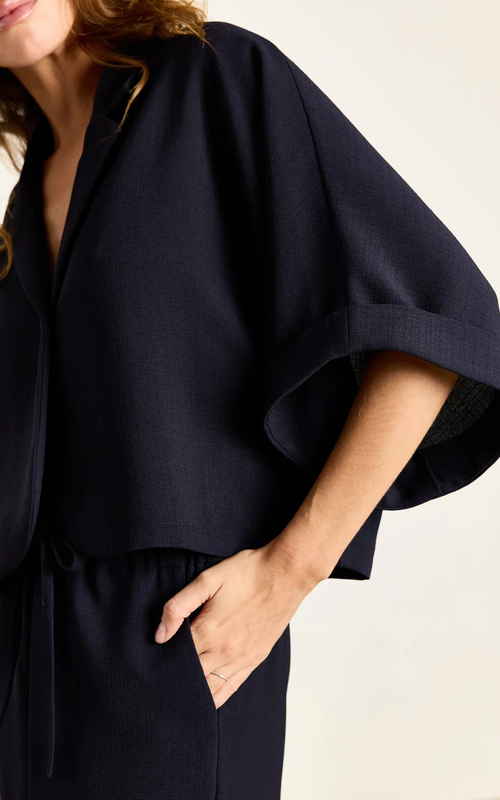 Marineblauw Blouse image