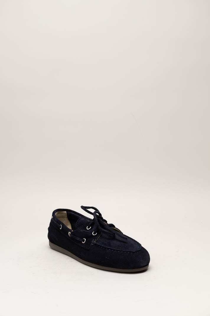 Donkerblauw Bootschoen