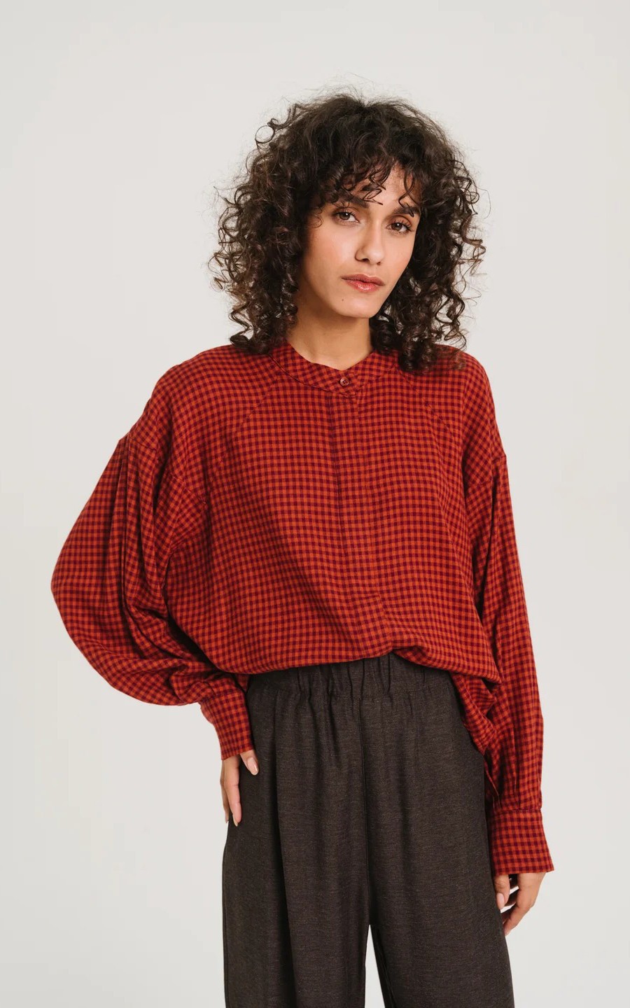 Roestbruin Blouse