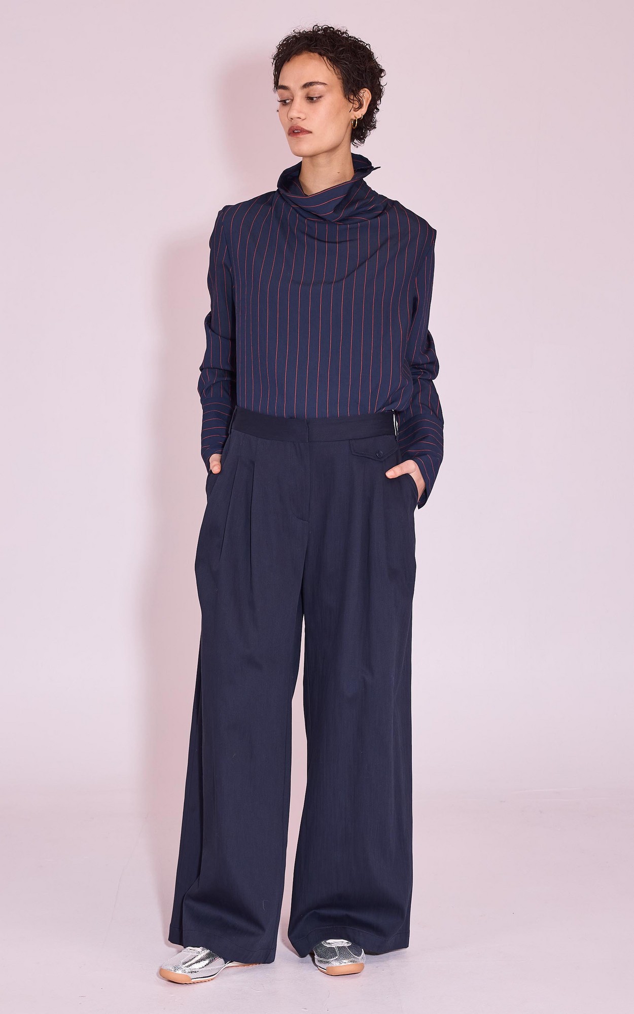 Donkerblauw Broek image