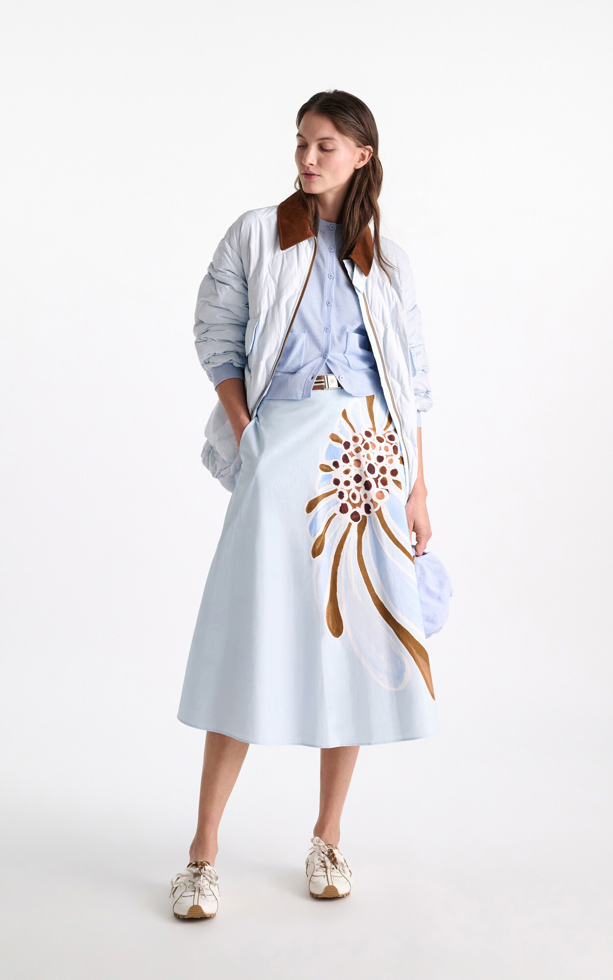 Lichtblauw Rok image