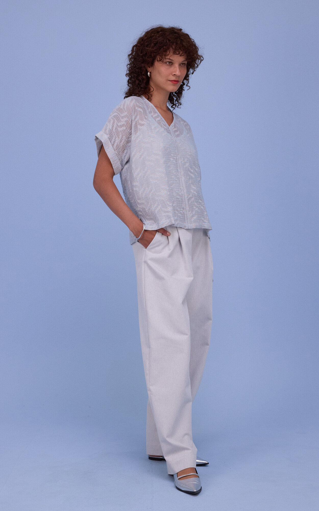 Blauw Blouse image