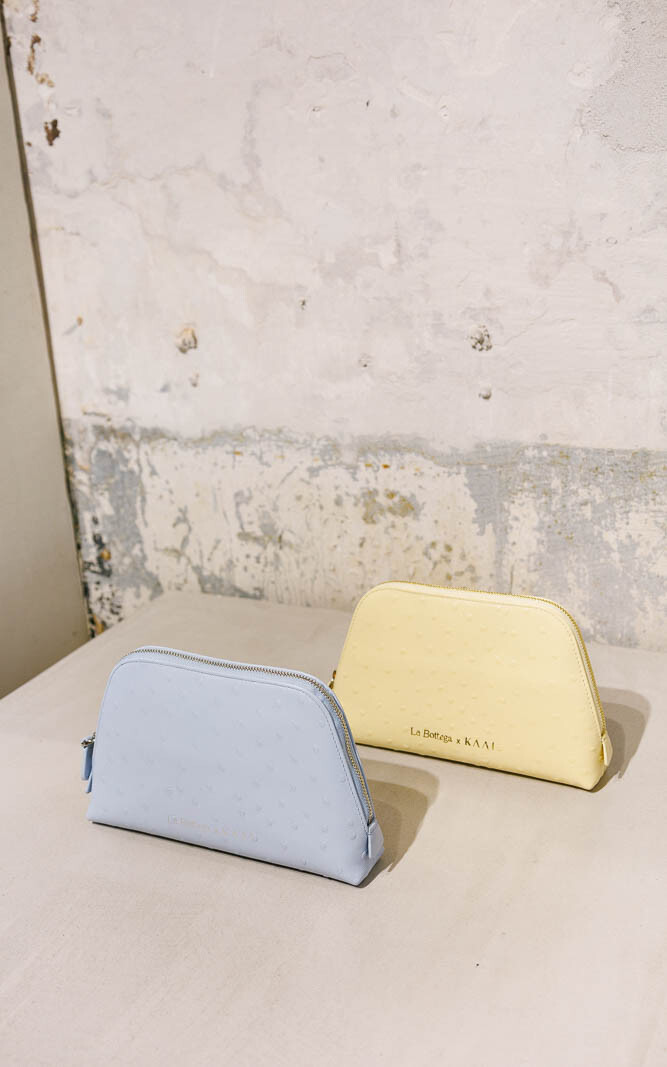 Lichtblauw Make up tas image