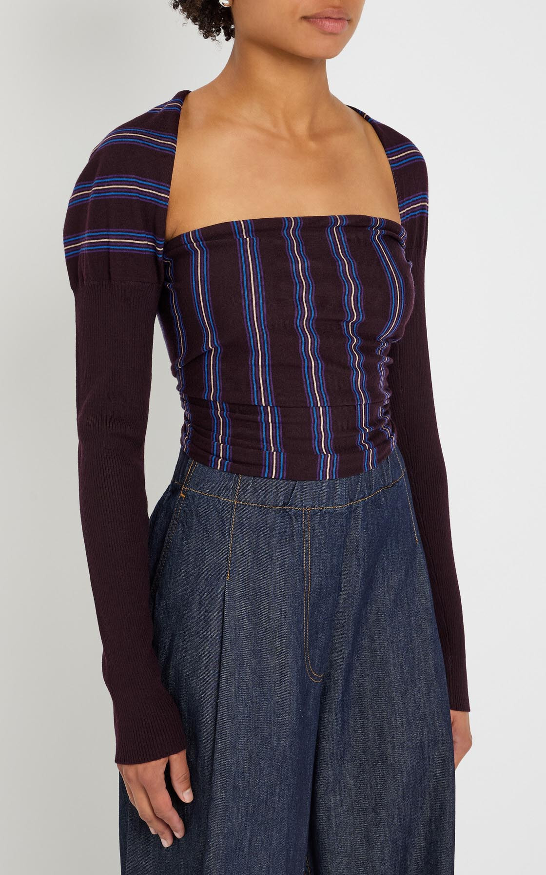 Aubergine T-shirt/top