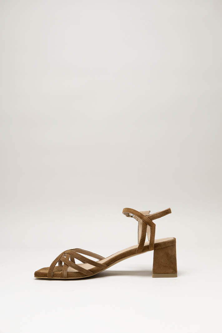 Bruin Sandaal hak image