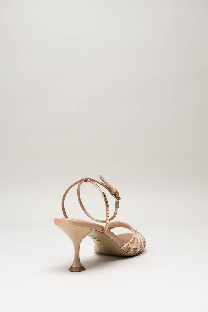 Nude Sandaal hak image