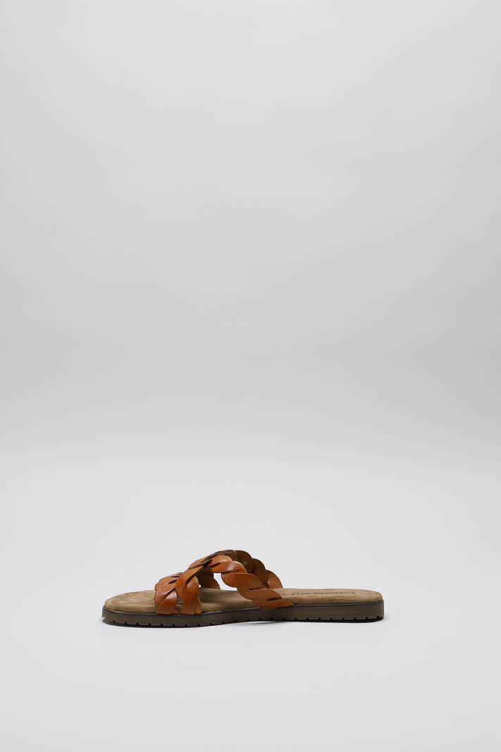 zoom in on Cognac Slipper image Cognac Slipper image