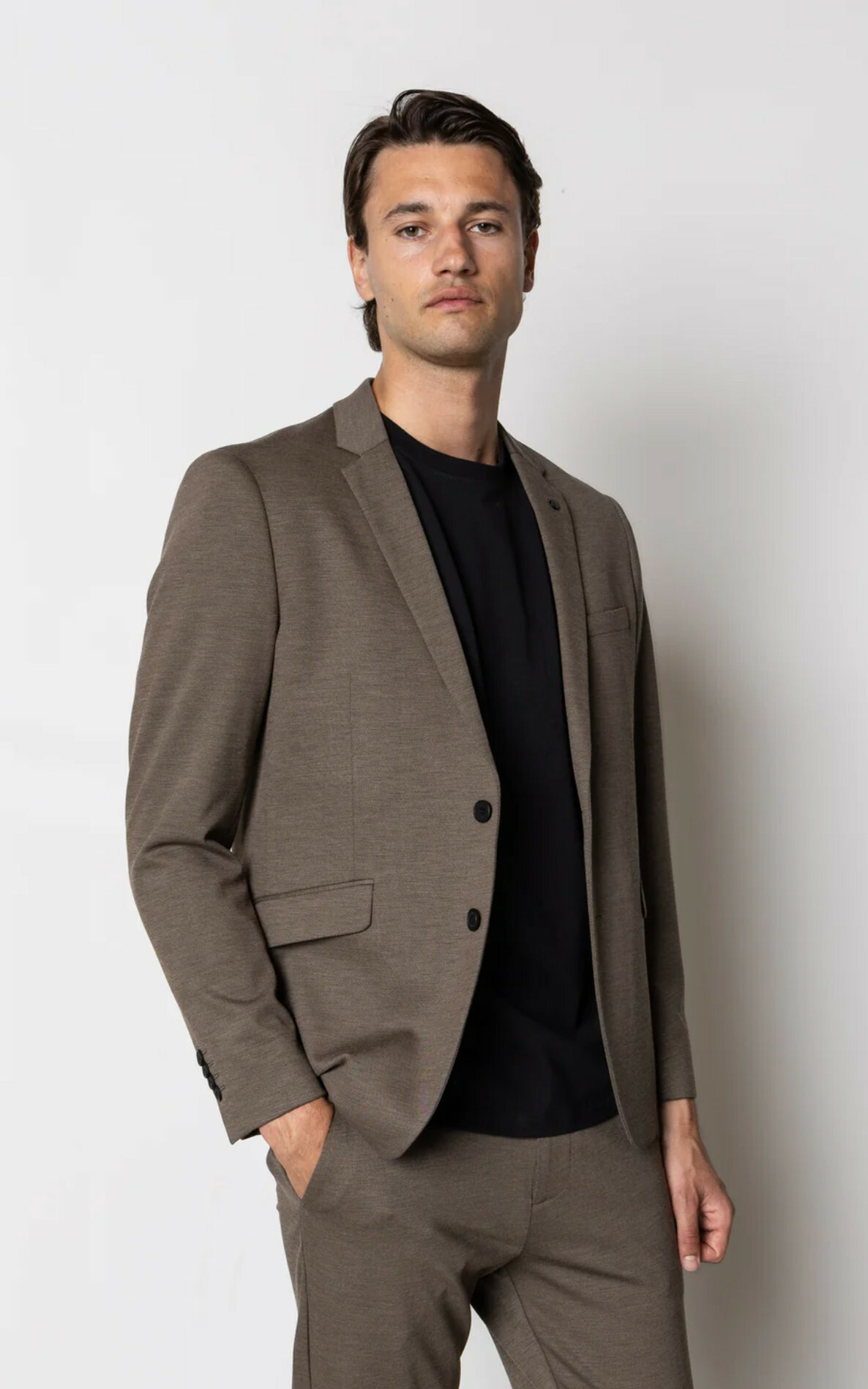 zoom in on Taupe Blazer image Taupe Blazer image