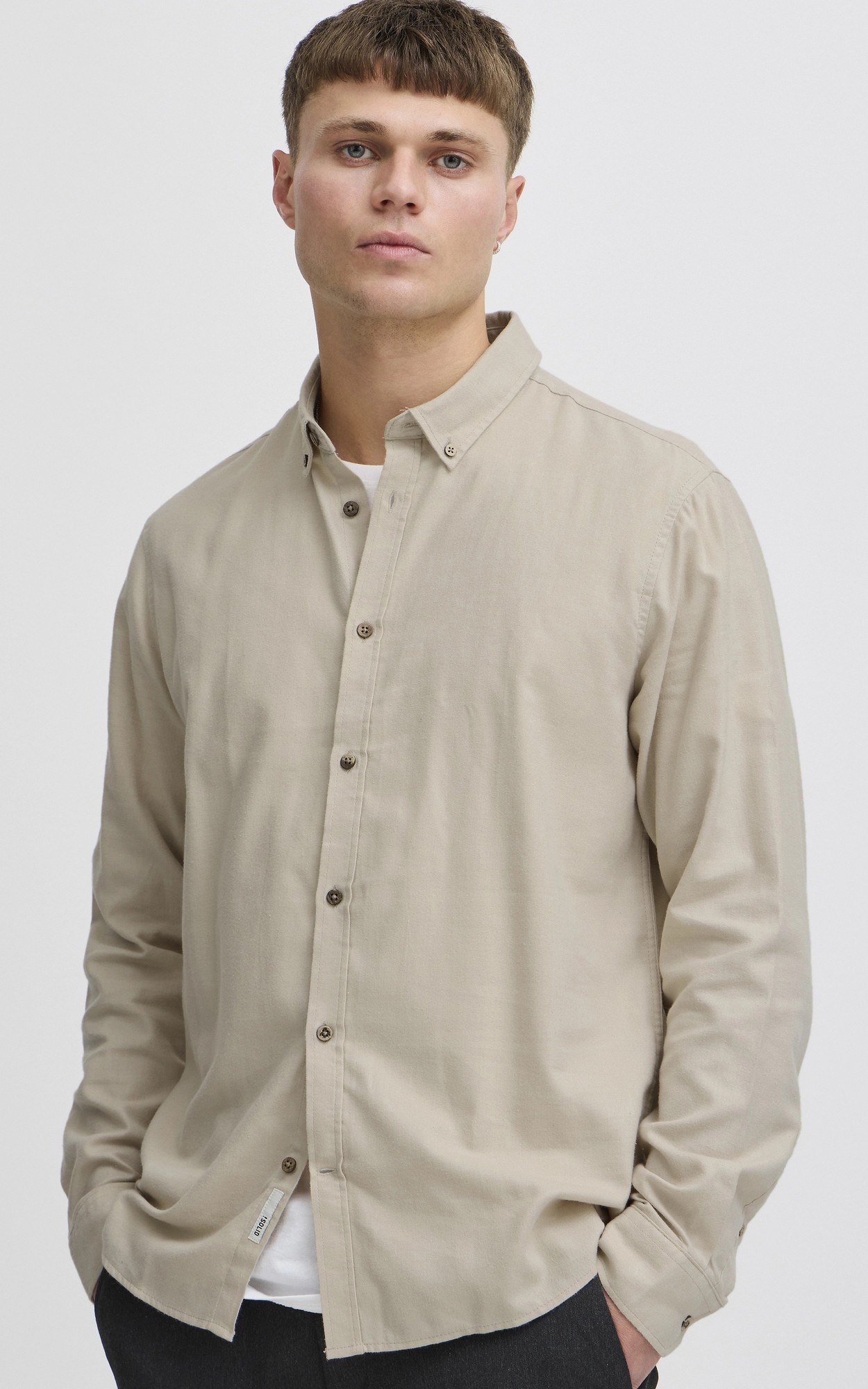 Beige Hemd