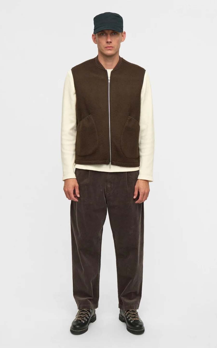 Donkerbruin Gilet image