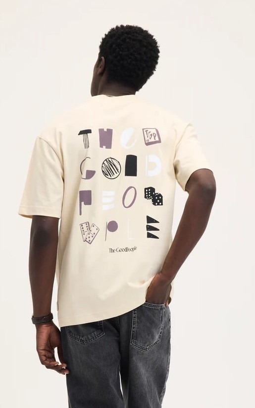 Gebroken wit T-shirt