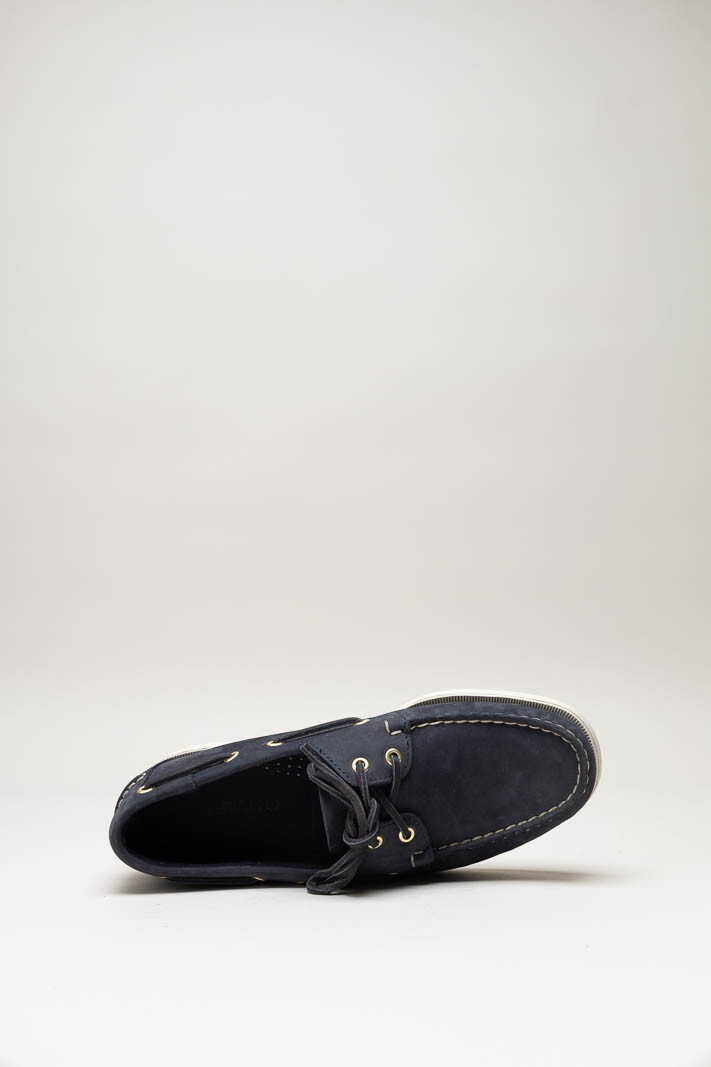 Donkerblauw Bootschoen image