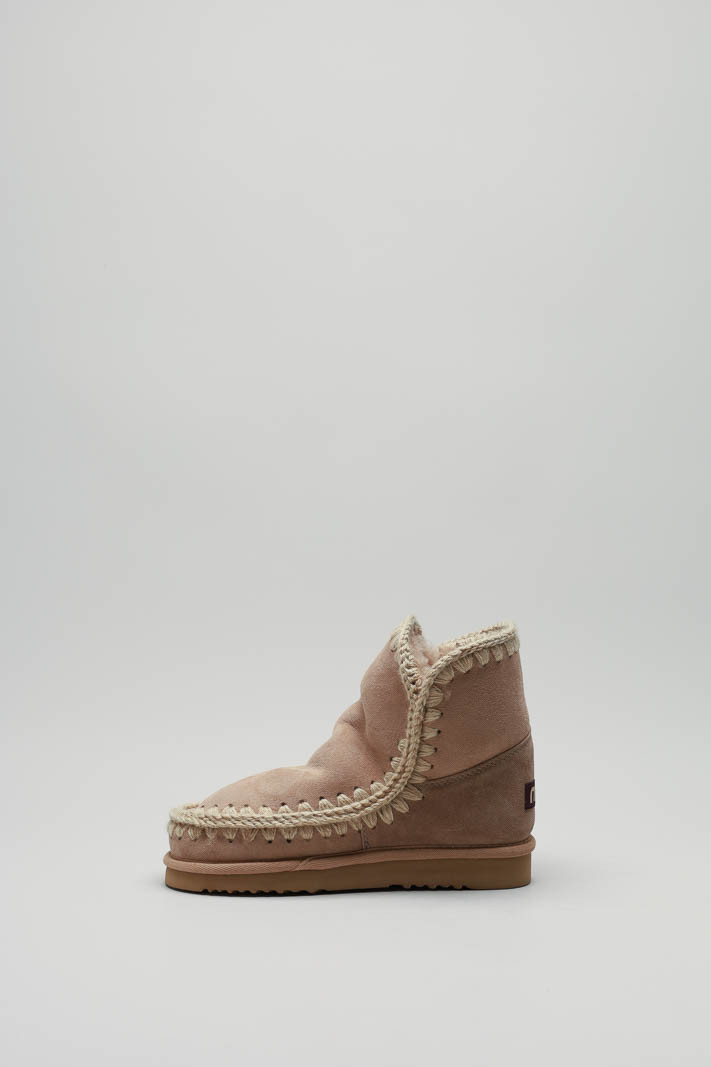 Beige Enkellaars plat image